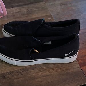 Nike Women's Black Slip-On Sneakers
